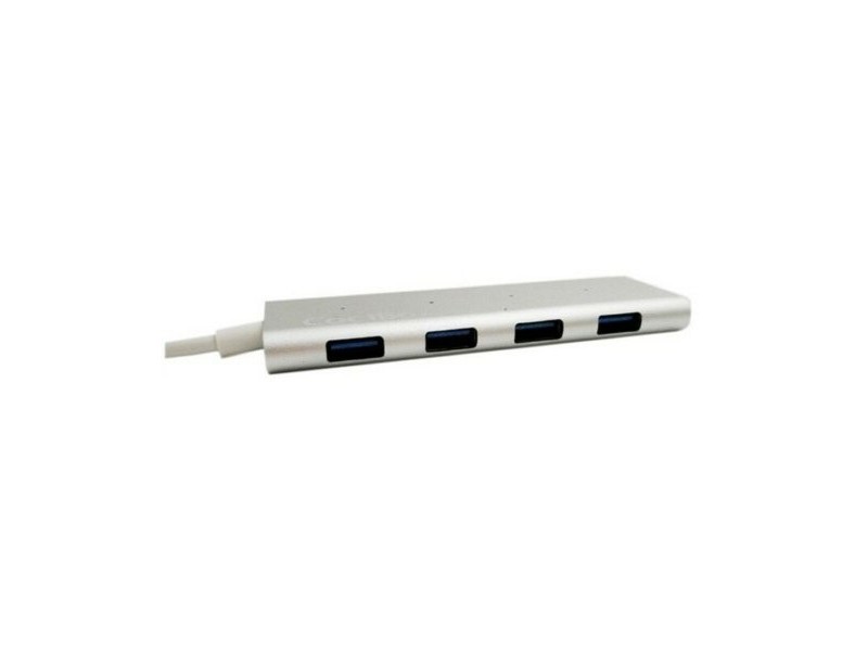 USB извод C CoolBox COO-HUC4U3 Алуминий