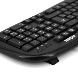 Клавиатура Nilox NXKBE000001 Черен Испанска Qwerty QWERTY