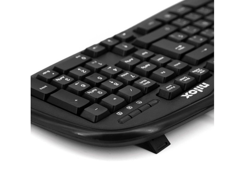 Клавиатура Nilox NXKBE000001 Черен Испанска Qwerty QWERTY