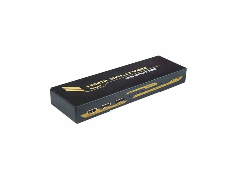 Разклонител DCU 1x8 Черен