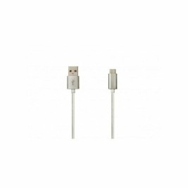 Кабел USB A към USB C DCU Сребрист (1 m)