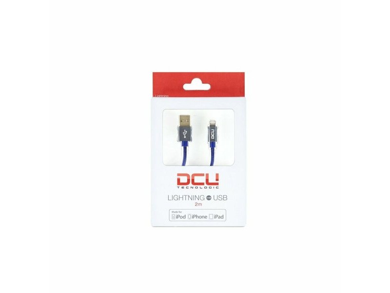 Кабел USB към Lightning DCU 34101250 Морско син (2 m)
