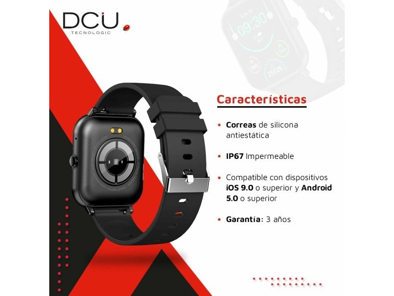 Смарт часовник DCU CURVED GLASS PRO 1,83
