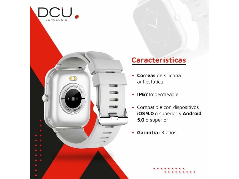 Смарт часовник DCU CURVED GLASS PRO 1,83