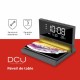 Часовник с аларма DCU 37300830 Черен