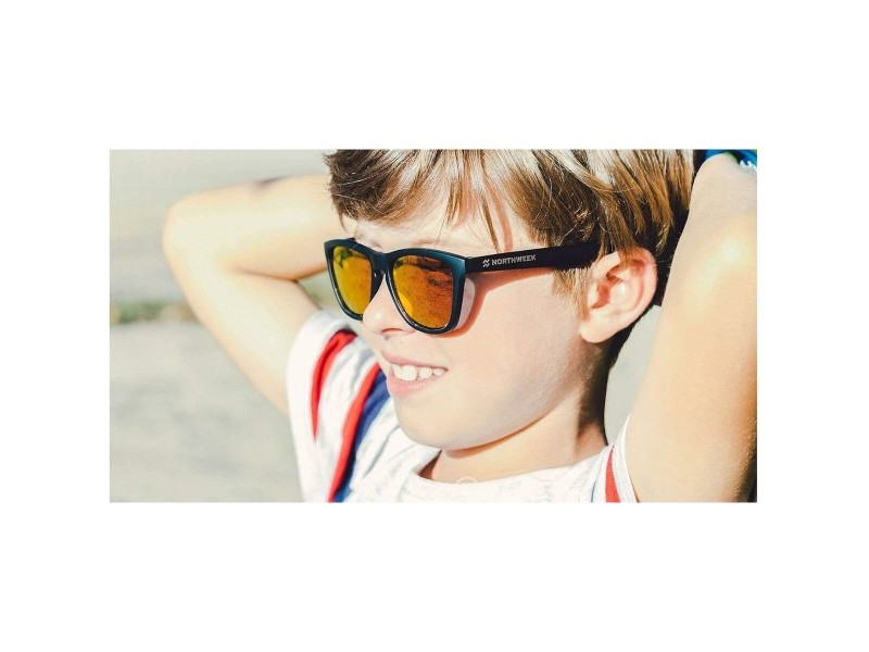Детски слънчеви очила Northweek Kids Ø 45 mm Червен Черен