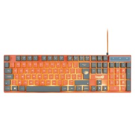 Клавиатура с мишка FR-TEC Dragon Ball Испанска Qwerty Оранжев