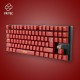 Клавиатура с мишка FR-TEC OP4001 QWERTY Бургундия