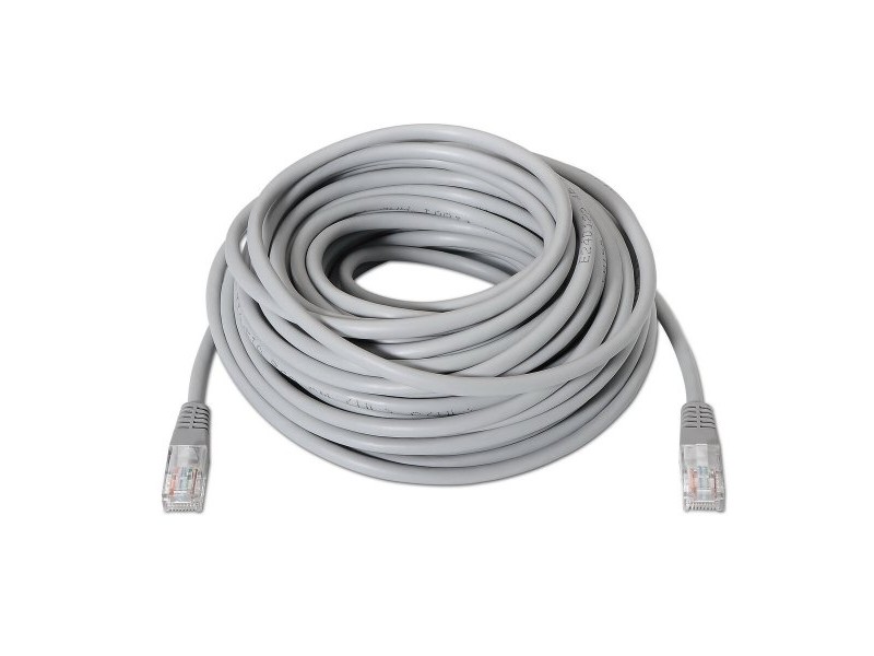 UTP категория 5 твърд мрежови кабел Aisens A133-0186 Сив 30 m