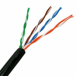 UTP категория 6 твърд мрежови кабел Aisens A133-0212 Черен 100 m