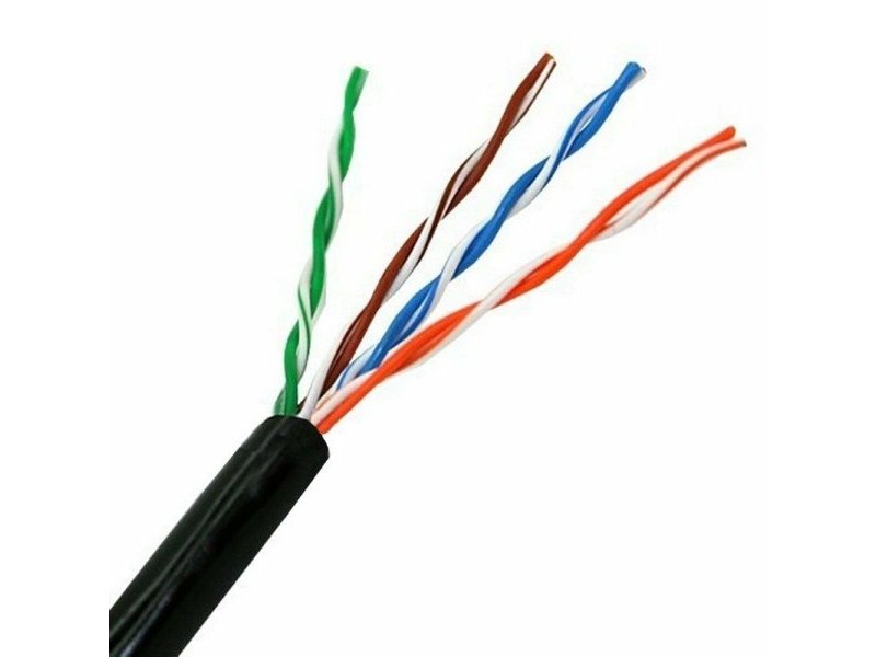 UTP категория 6 твърд мрежови кабел Aisens A133-0212 Черен 100 m