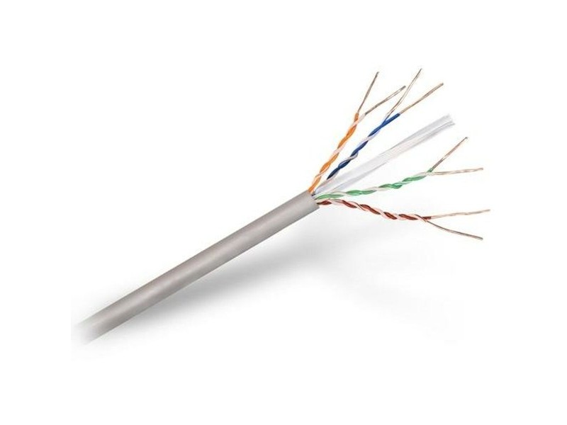 UTP категория 6 твърд мрежови кабел Aisens A135-0261 Сив 100 m