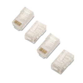 RJ45 конектор Aisens A138-0291 Прозрачен