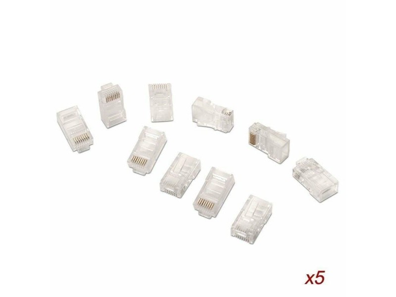 RJ45 конектор Aisens A138-0291 Прозрачен
