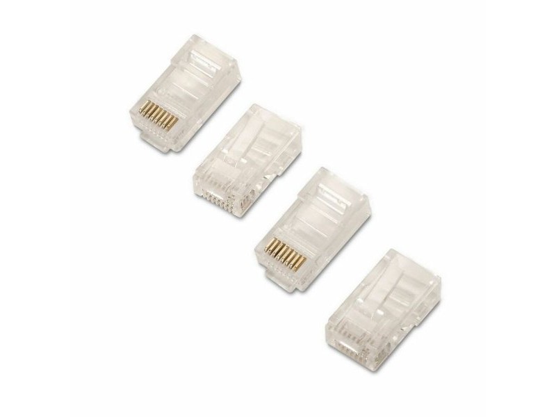 RJ45 конектор Aisens A138-0291 Прозрачен