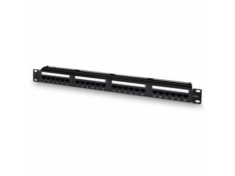 UTP категория 6 твърд мрежови кабел Aisens A141-0308 Черен