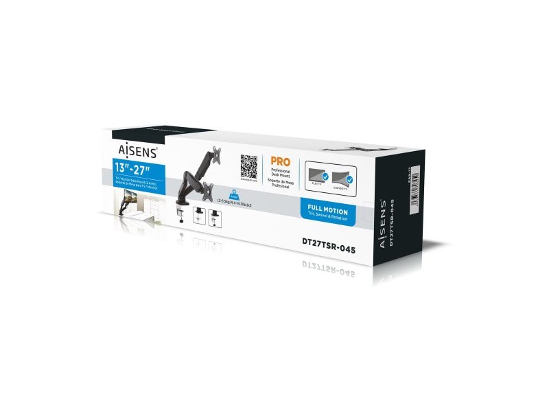 Поставка за монитор Aisens DT27TSR-045 Черен