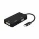 Адаптер за USB-C към VGA/HDMI/DVI Aisens A109-0343 HDMI USB VGA USB 3.2 Черен 15 cm