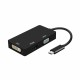 Адаптер за USB-C към VGA/HDMI/DVI Aisens A109-0343 HDMI USB VGA USB 3.2 Черен 15 cm