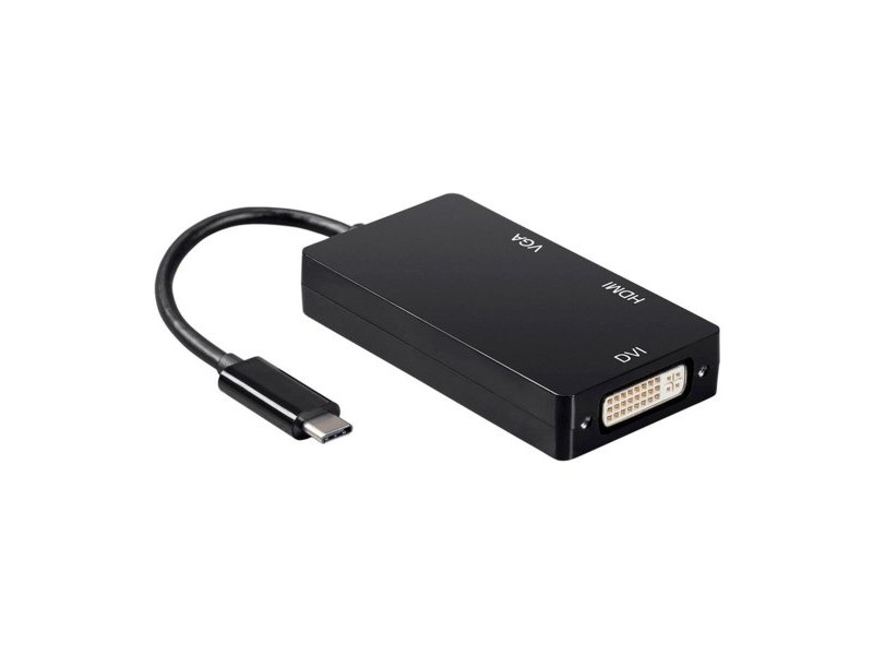 Адаптер за USB-C към VGA/HDMI/DVI Aisens A109-0343 HDMI USB VGA USB 3.2 Черен 15 cm