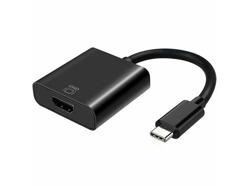 Кабел USB-C към HDMI Aisens A109-0344 Черен 15 cm 4K