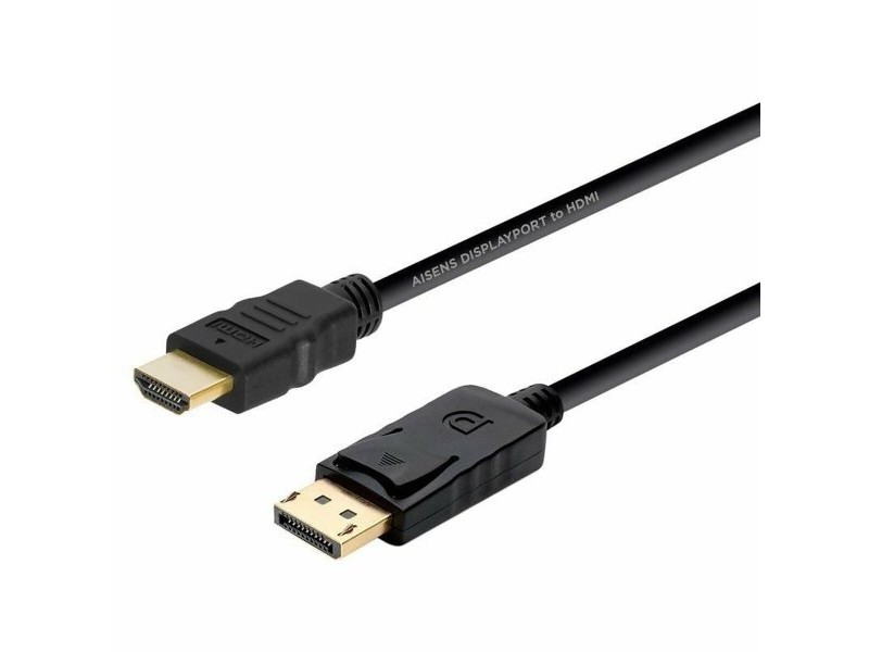 Кабел DisplayPort към HDMI Aisens A125-0364 Черен 2 m