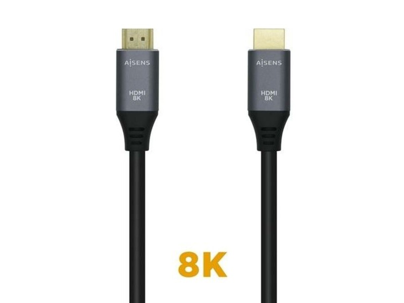 Кабел HDMI Aisens A150-0426 Черен Черен/Сив 1 m