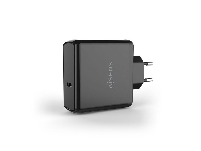 Зарядно Aisens ASCH-1PD60-BK Черен USB-C (1 броя)