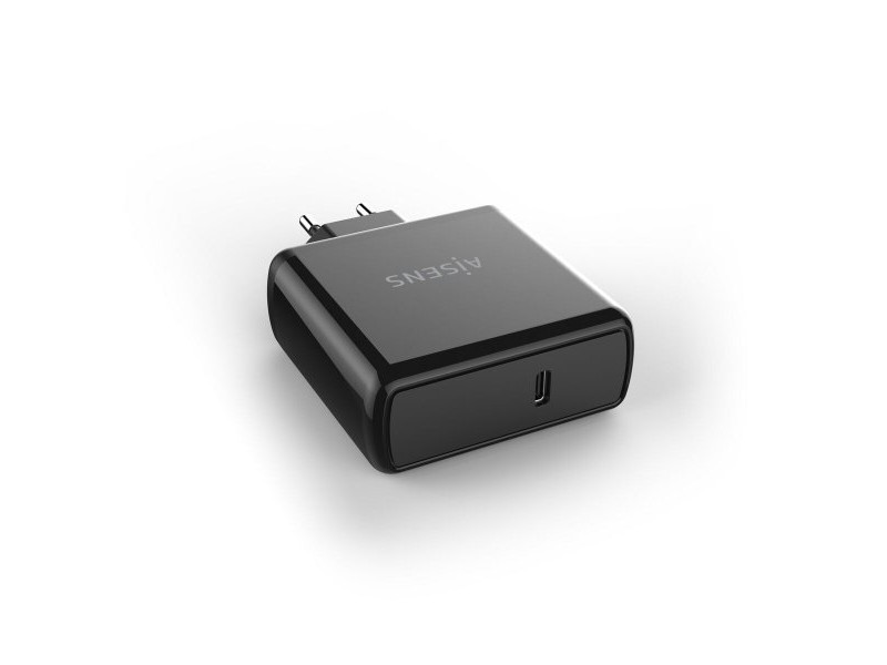 Зарядно Aisens ASCH-1PD60-BK Черен USB-C (1 броя)