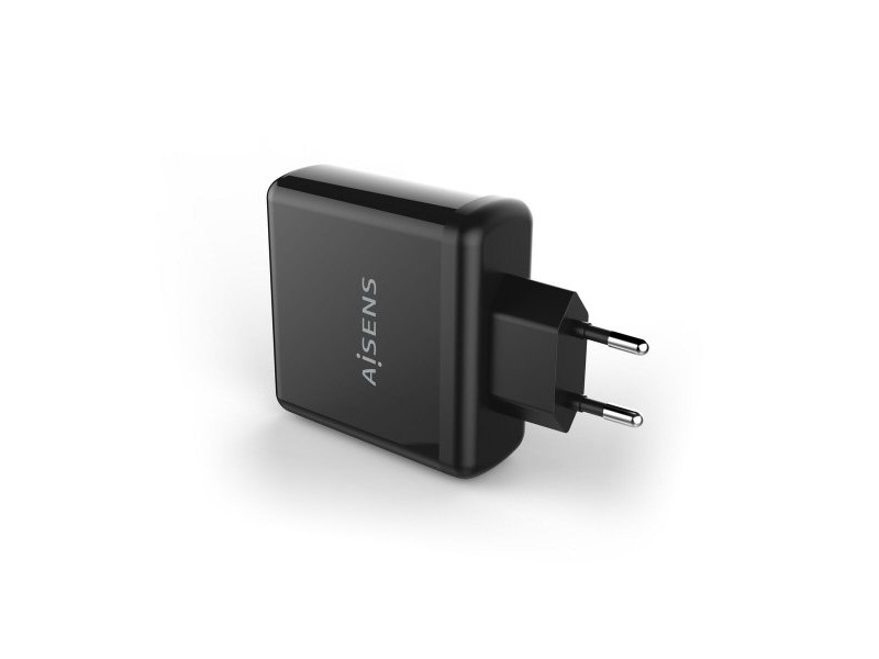 Зарядно Aisens ASCH-1PD60-BK Черен USB-C (1 броя)