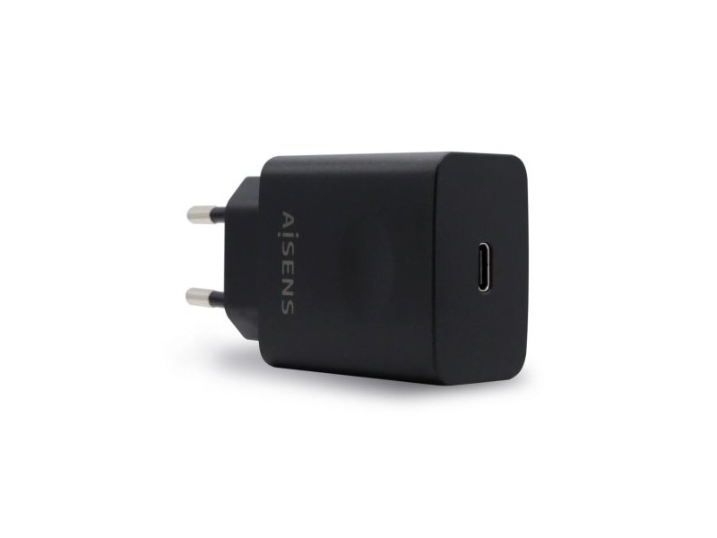 Зарядно Aisens ASCH-1PD20-BK Черен 20 W USB-C