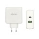 USB зарядно стена Aisens ASCH-2PD30QC-W Бял 48 W USB-C (1 броя)