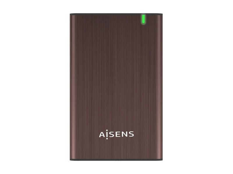 Калъф за твърд диск Aisens ASE-2525BWN Кафяв 2,5