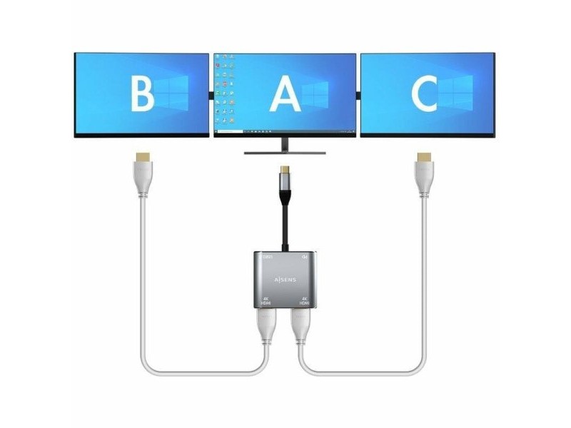 USB Aдаптер Aisens A109-0625 15 cm