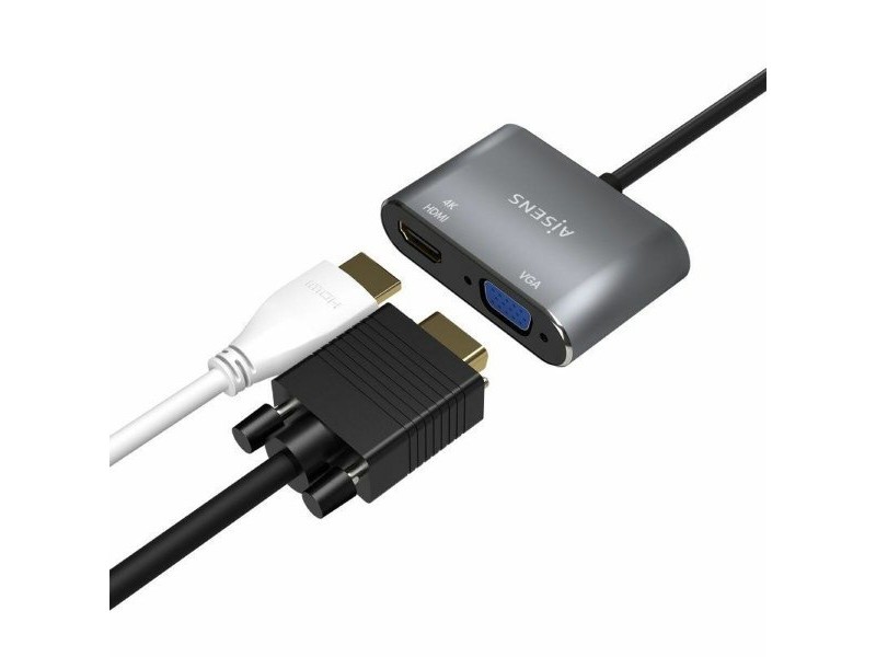 Адаптер HDMI към VGA Aisens A109-0627 Сив 15 cm