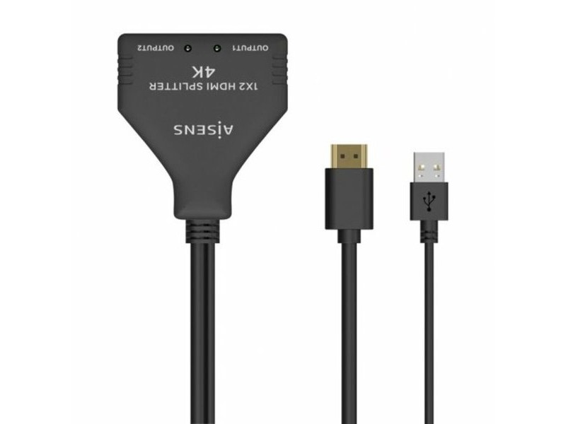 Адаптер за ток Aisens A123-0654 HDMI HDCP HDMI x 2