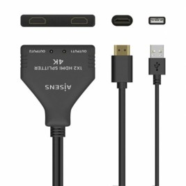 Адаптер за ток Aisens A123-0654 HDMI HDCP HDMI x 2
