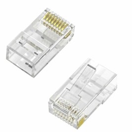 RJ45 конектор Aisens A139-0656 Прозрачен
