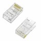 Конектор RJ45 категория 6 UTP Aisens A139-0657 Прозрачен