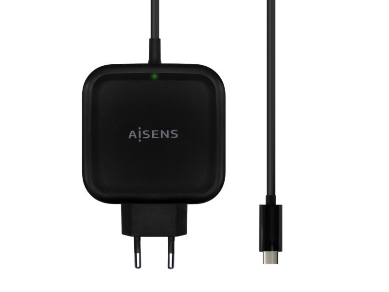 Зарядно за стена Aisens ASCH-1PD65WL-BK Черен 65 W (1 броя)