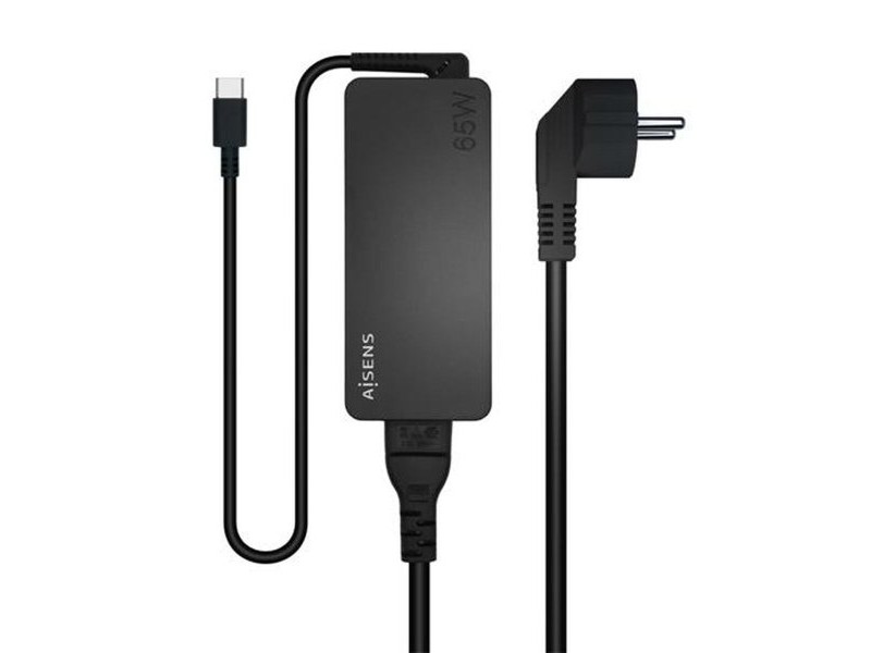 Зарядно за стена Aisens ASCH-1PD65D-BK 65 W Черен (1 броя)