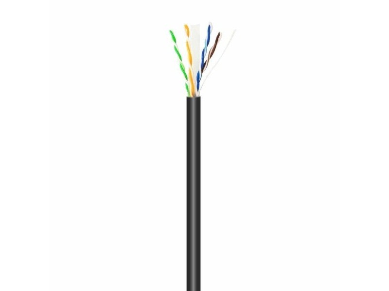 UTP категория 6 твърд мрежови кабел Aisens A135-0675 Черен 100 m