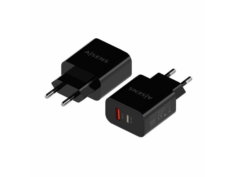 Зарядно за стена Aisens A110-0682 20 W Черен (1 броя)