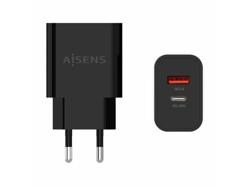 Зарядно за стена Aisens A110-0682 20 W Черен (1 броя)