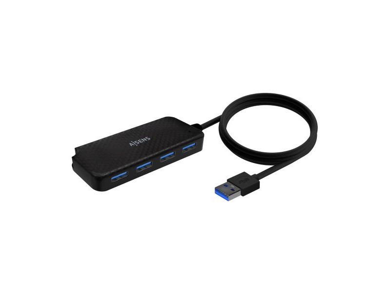 USB извод Aisens A106-0714 Черен (1 броя)