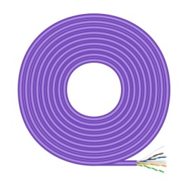 Твърд RJ45 кабел категория 6 UTP Aisens A135-0749 Виолетов 500 m