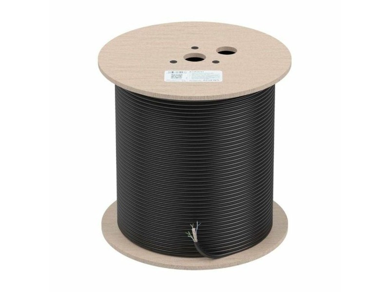 UTP категория 6 твърд мрежови кабел Aisens AWG23 Черен 305 m