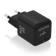 Зарядно за стена Aisens ASCH-20W2P011-BK 20 W Черен (1 броя) Зарядно за стена Aisens ASCH-20W2P011-BK 20 W Черен (1 броя)