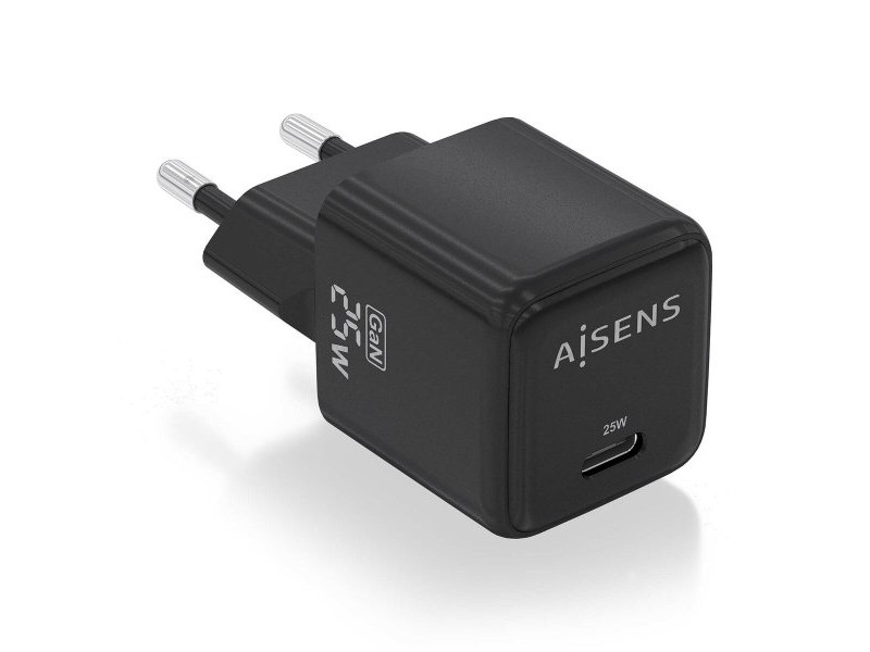Зарядно за стена Aisens ASCH-25W1P013-BK 25 W Черен (1 броя)