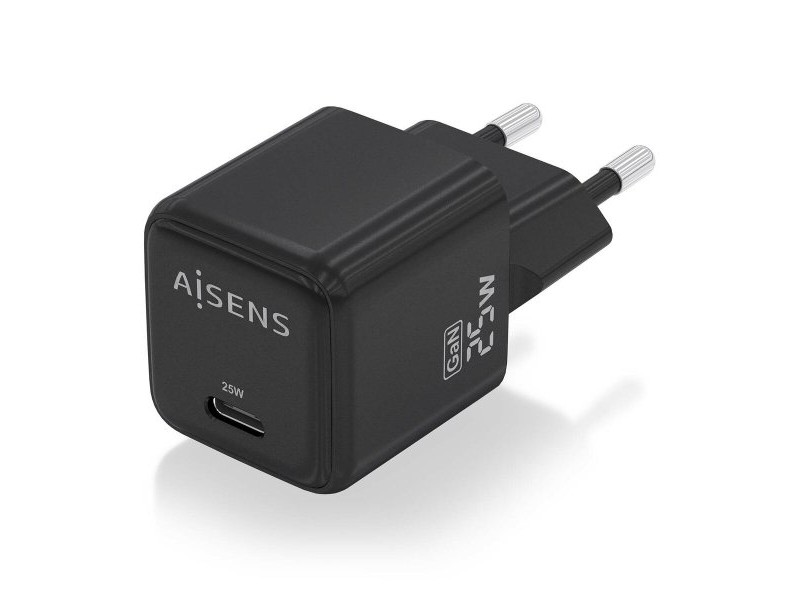 Зарядно за стена Aisens ASCH-25W1P013-BK 25 W Черен (1 броя)